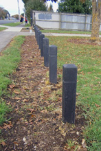 125mm Bollards Takaanini Reserve South Auckland